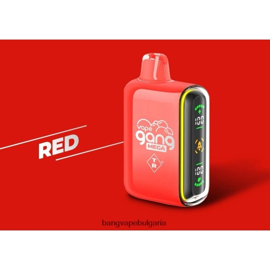 Vape Gang MEGA Вейп за еднократна употреба с 20 000 впръсквания (кутия от 5) червен Bang Box Vape Price RF0JTD57
